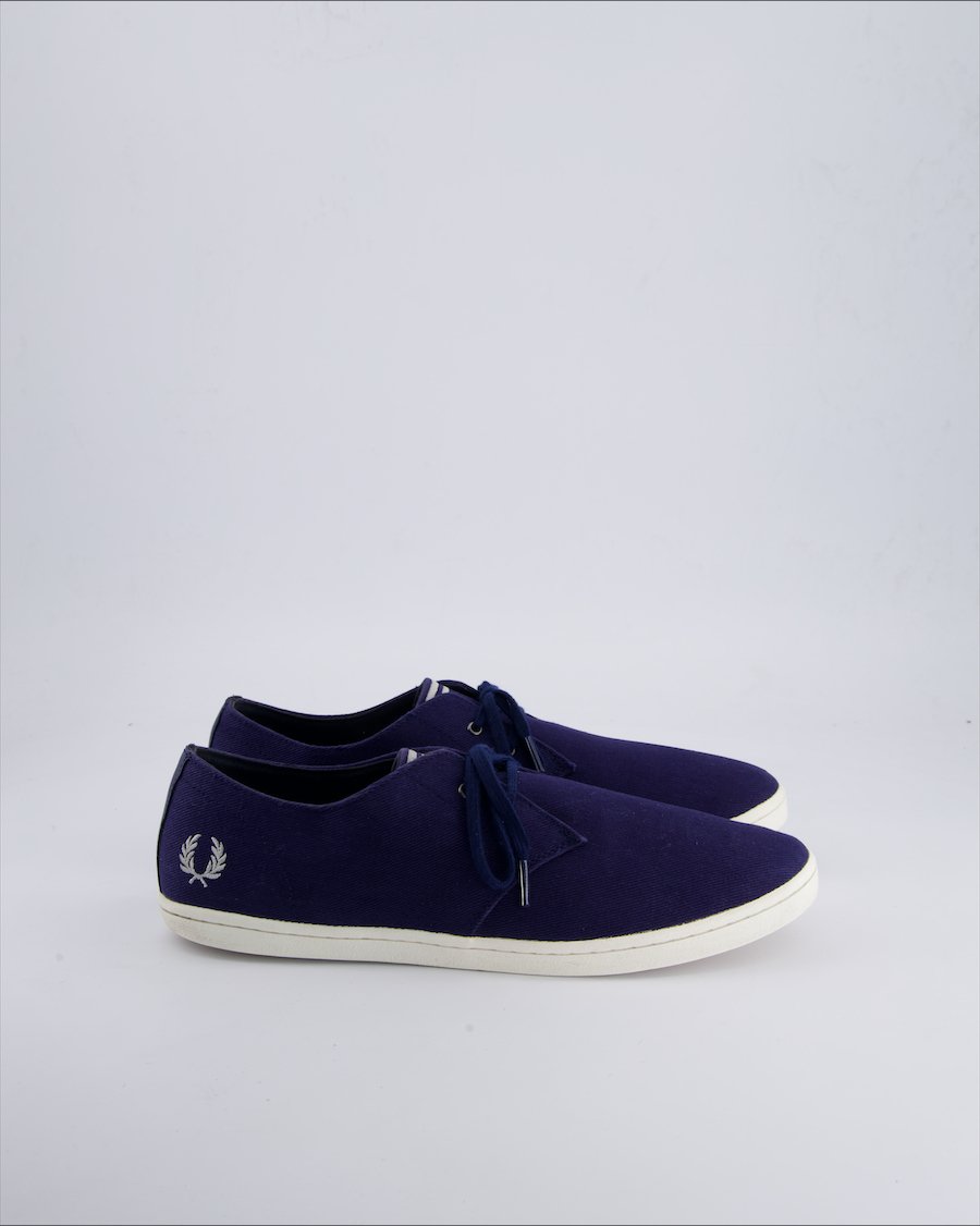 Fred Perry Trainers Cloth Blue 45 EU