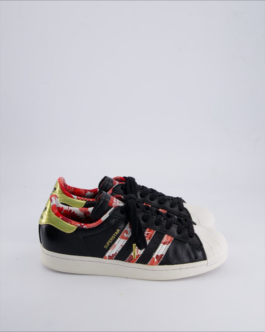 Adidas Superstar Trainers Leather Black 42.5 EU