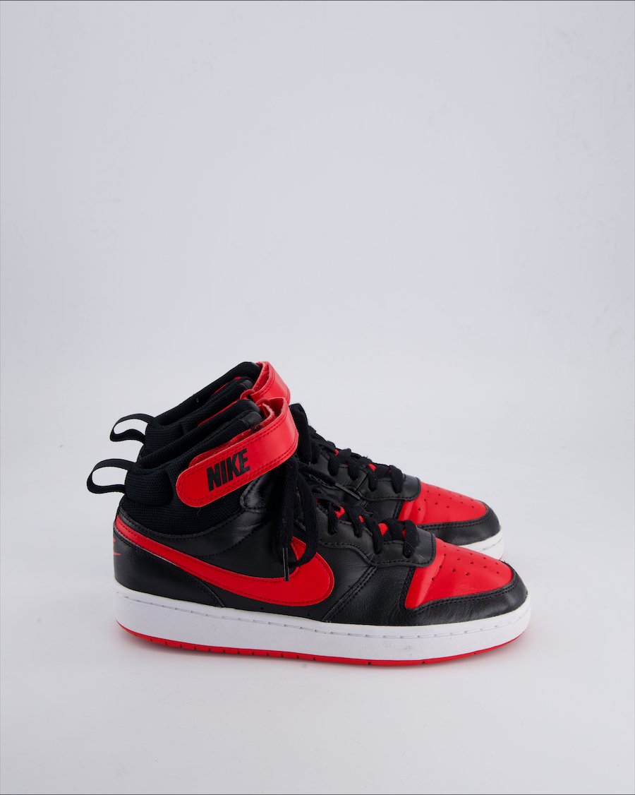 Nike Court Borough Mid 2 Trainers Leather Black 40 EU