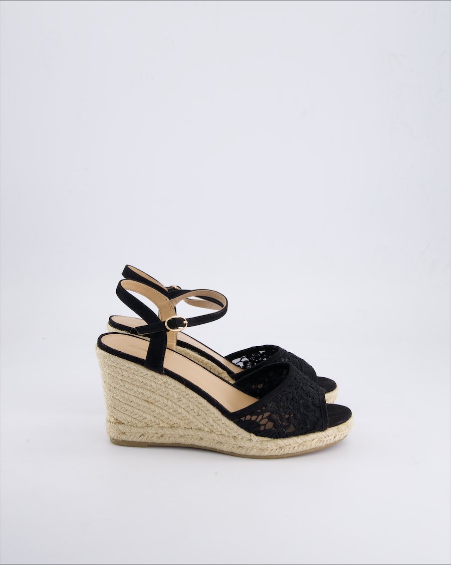 Graceland Espadrilles Cloth Black 38 EU