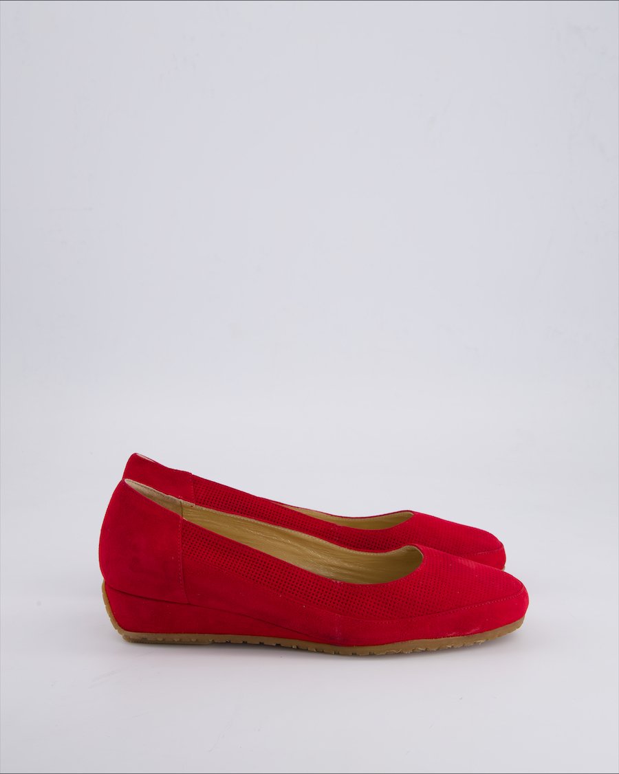 Bagnoli Ballerinas Suede Red 37 EU