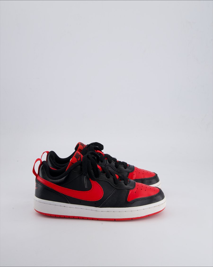 Nike Court Borough Trainers Leather Red 36 EU