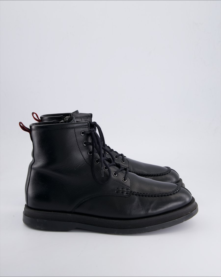 Hugo Boss Boots Leather Black 43 EU