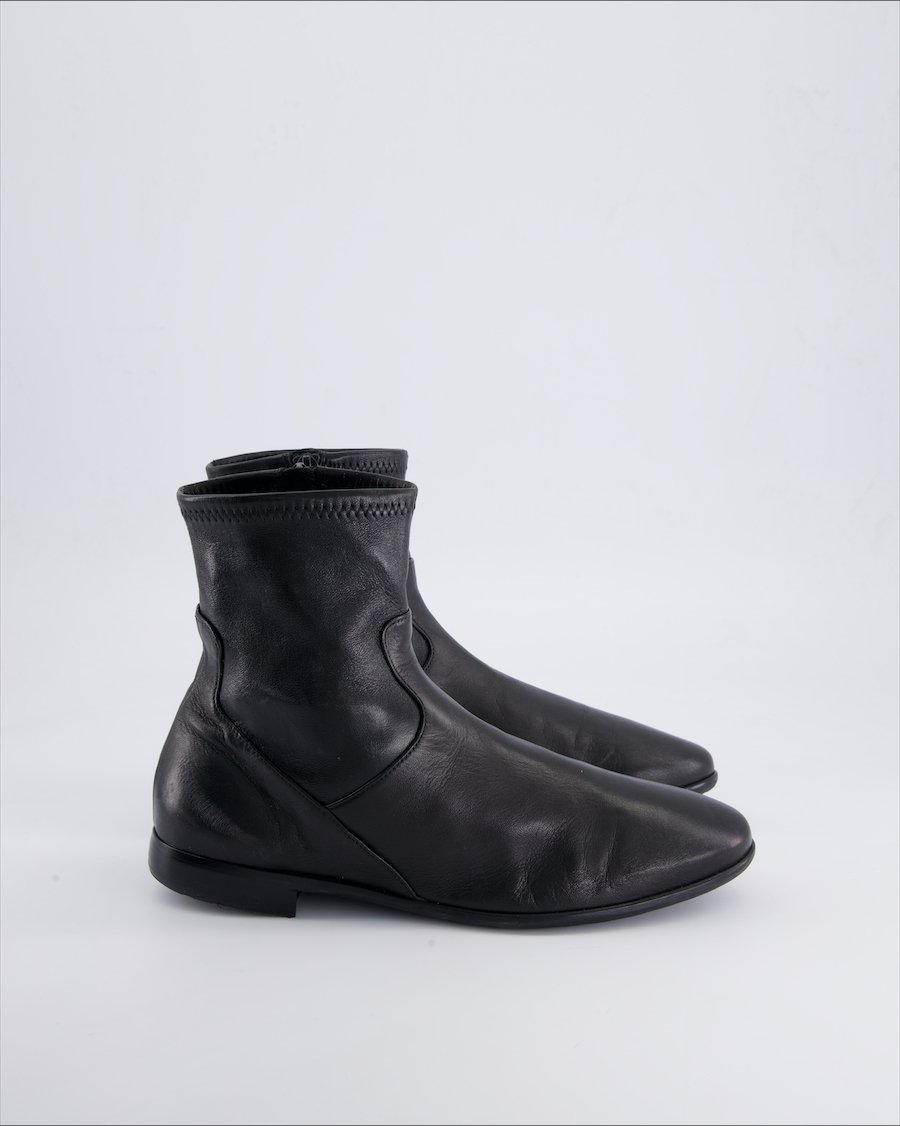 Truman'S Ankle boots Leather Black 38.5 EU