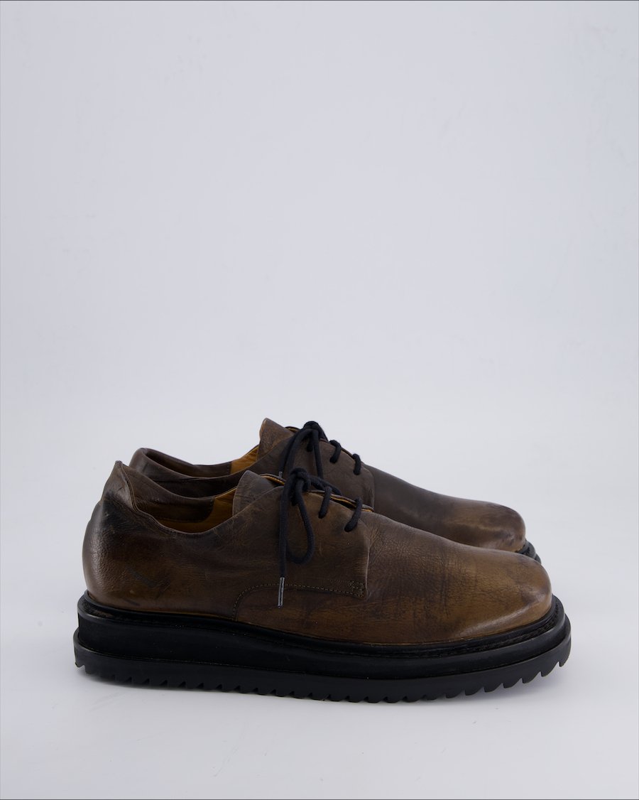 P. Monjo Lace up shoes Leather Brown 38 EU