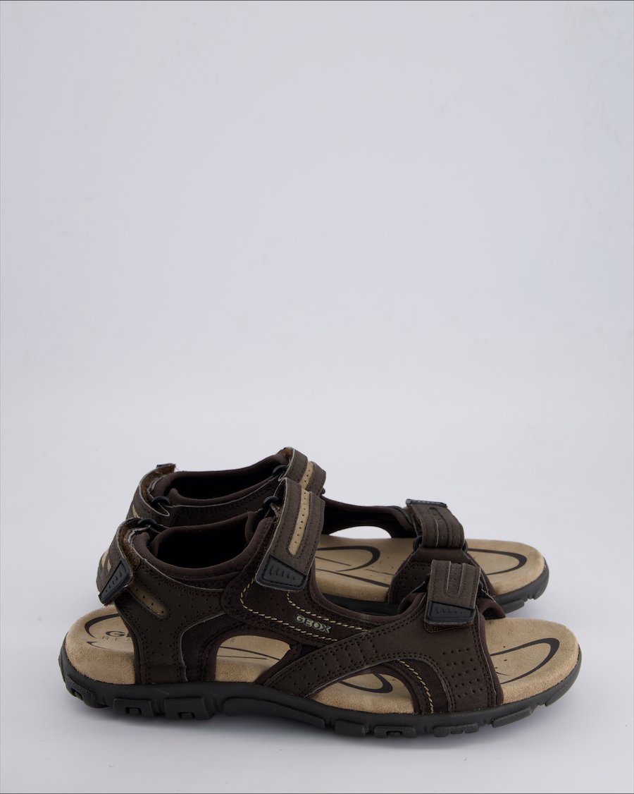 Geox Sandals Leather Brown 43 EU