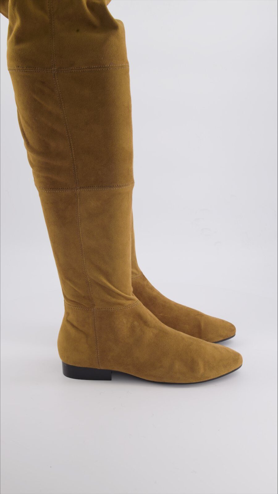 Mango Boots Suede Camel 37 EU