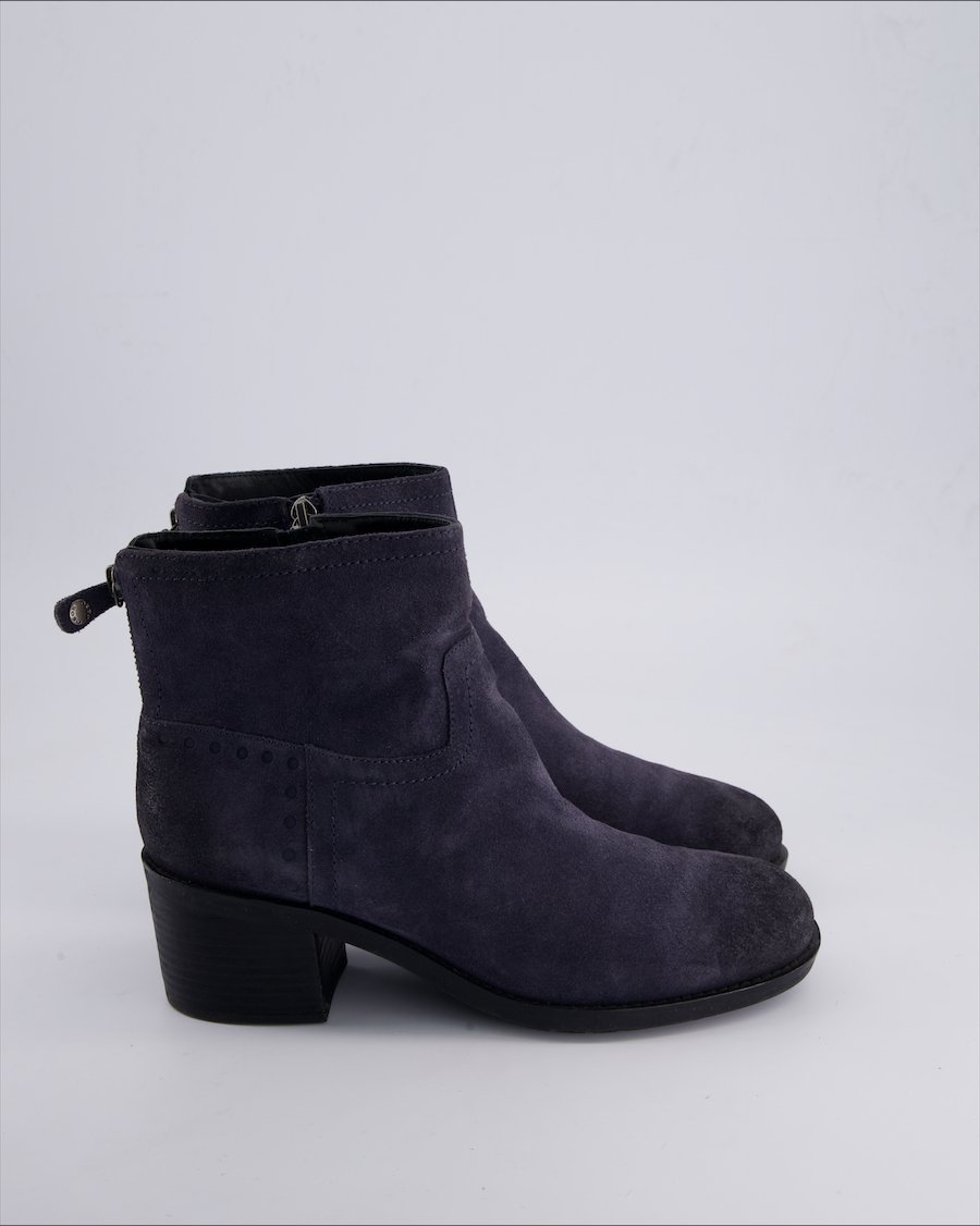 Geox Ankle boots Suede Blue 40 EU