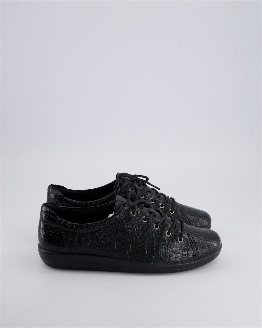 Ecco Trainers Leather Black 41 EU