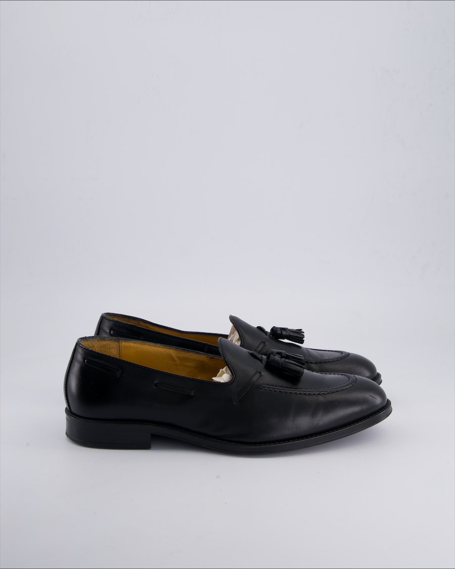 A. Testoni Formal shoes Leather Black 44 EU