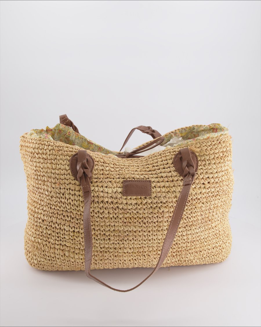 Max & Co Handbags Wicker Beige