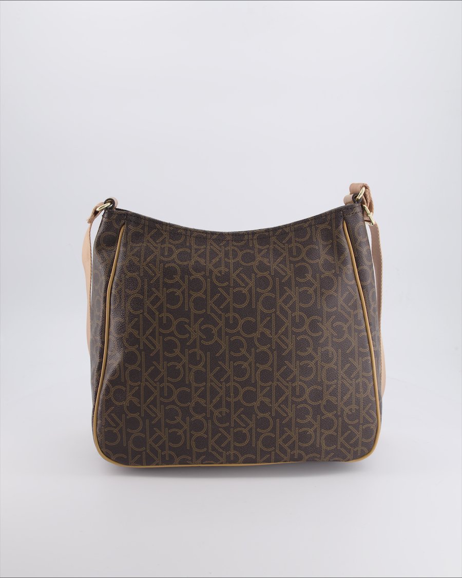 Calvin Klein Crossbody Bag Leather Brown