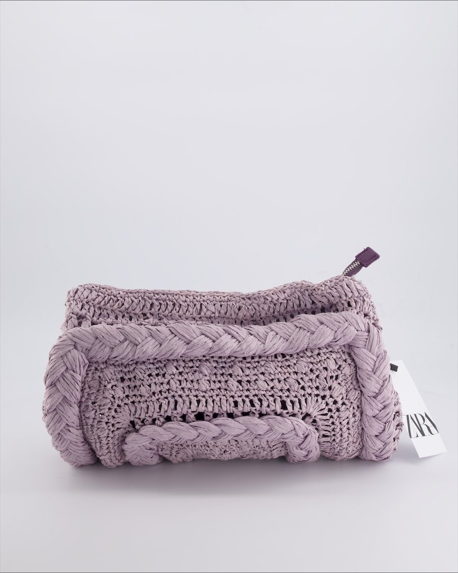 Zara Shoulder bags Wicker Violet