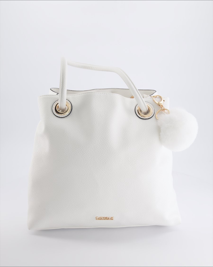 Catwalk Handbags Polyurethane White