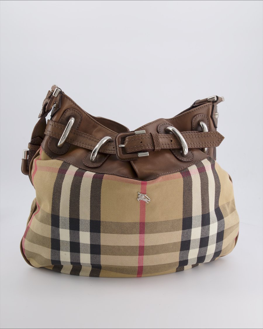 Burberry Shoulder bags Cloth Brown