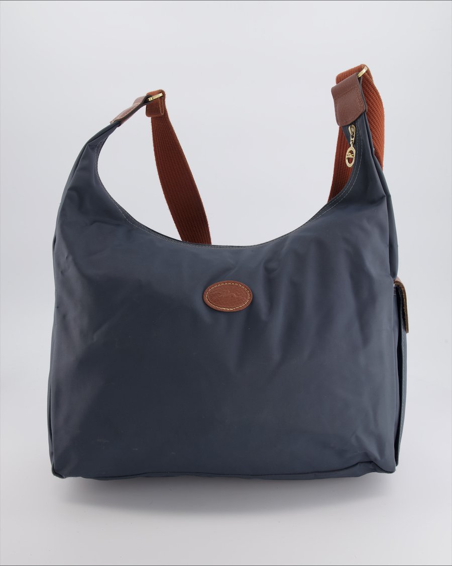 Longchamp Shoulder bags Cloth Navy