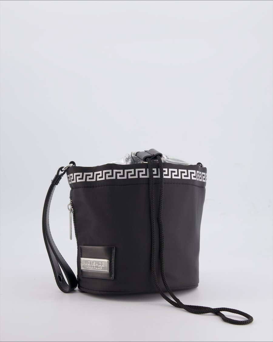 Versace Parfums Handbags Polyurethane Black