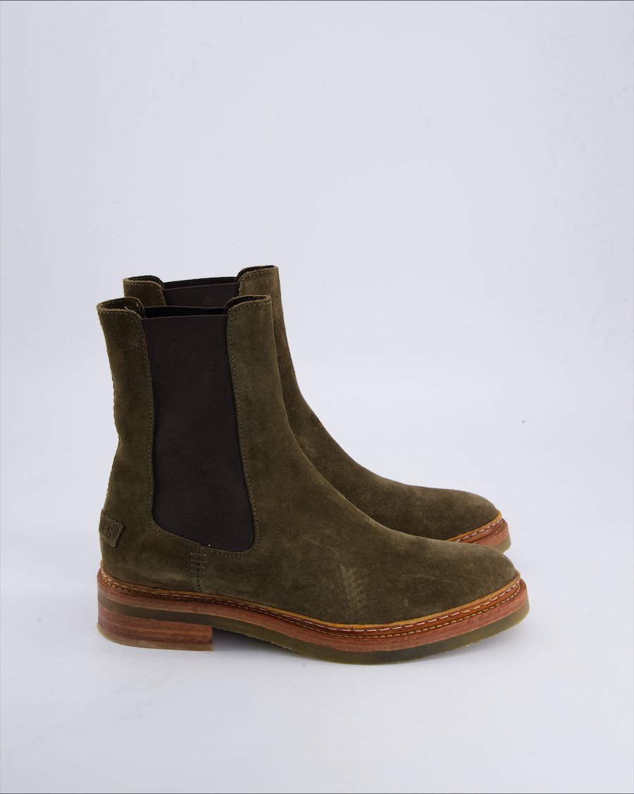 Shabbies Boots Suede Khaki 39 EU