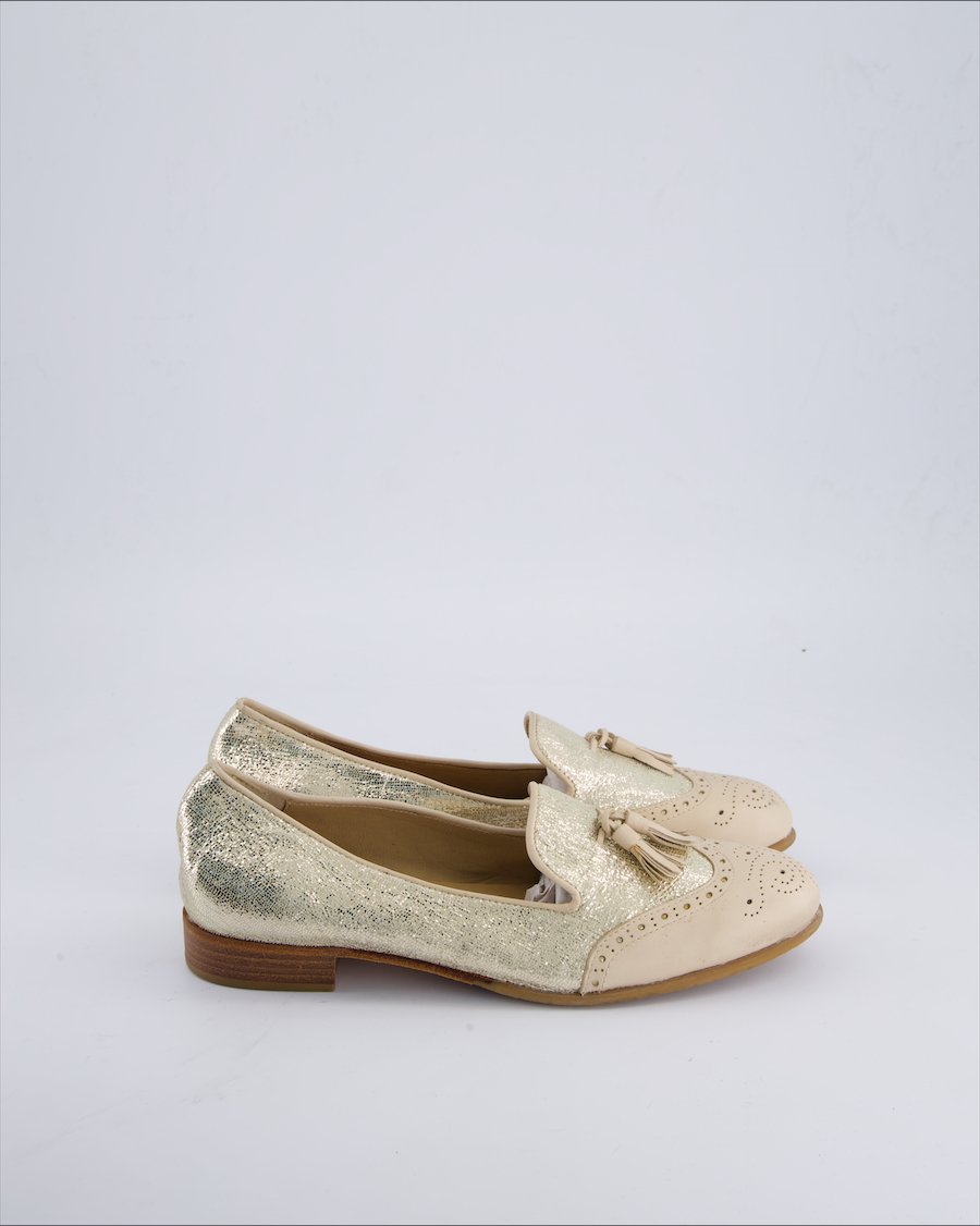 Calpierre Formal Shoes Leather Beige 41 EU