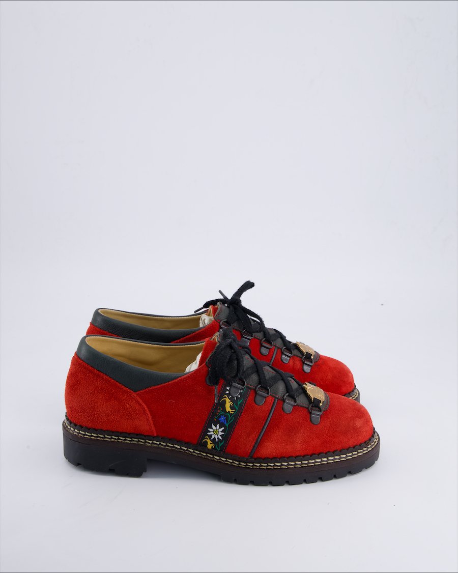 Ammann Flats Suede Red 40 EU