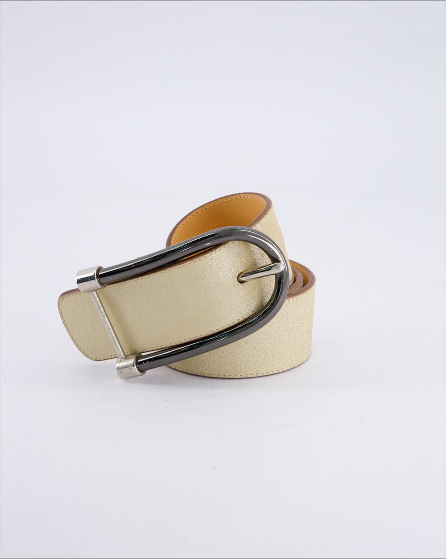 Unbranded Belts Leather White