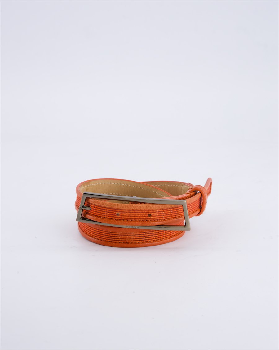 Akris Belts Leather Orange
