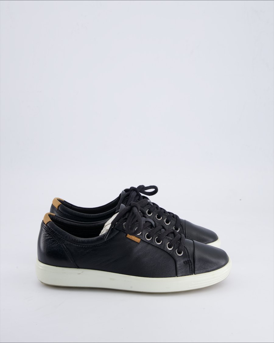 Ecco Trainers Leather Black 37 EU
