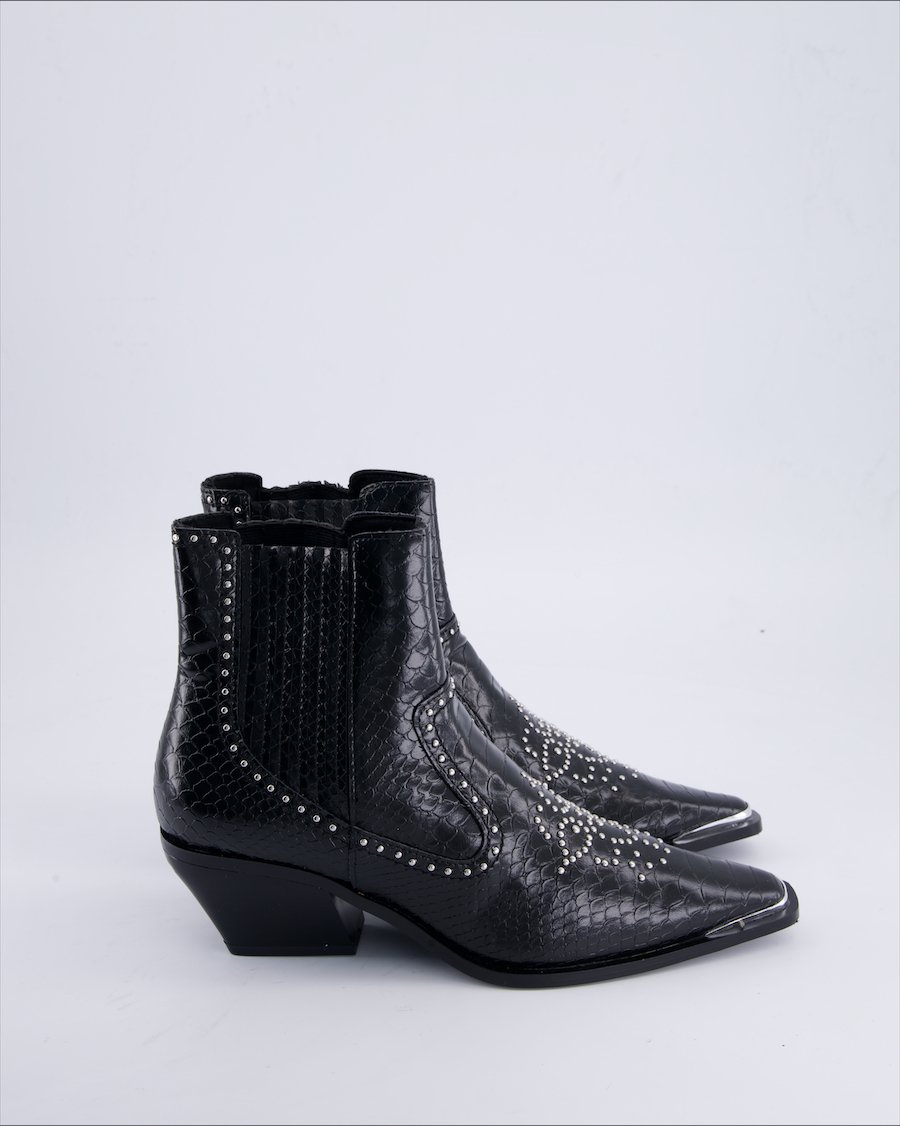 Stradivarius Ankle boots Polyurethane Black 38 EU