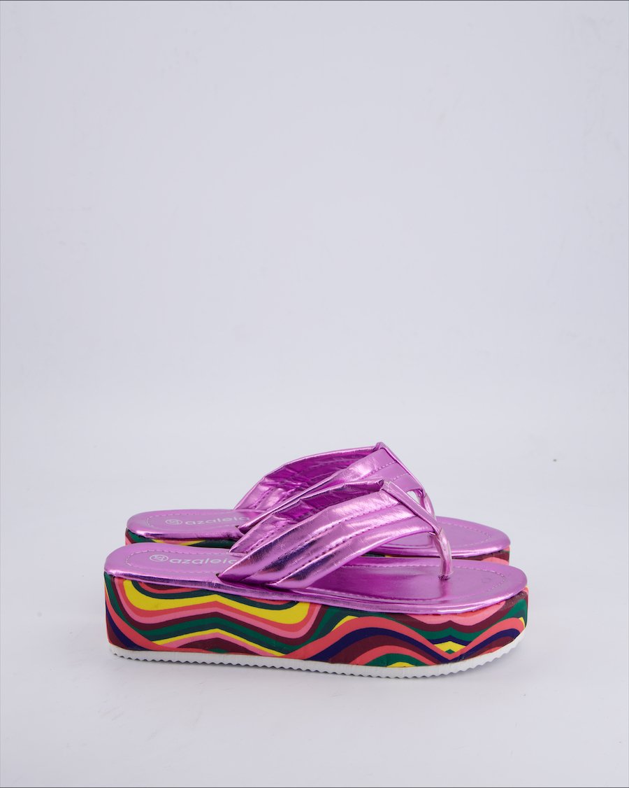 Azaleia Sandals Polyester Pink 37 EU