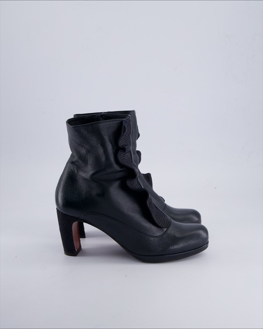 Chie Mihara Ankle boots Leather Blue 38.5 EU