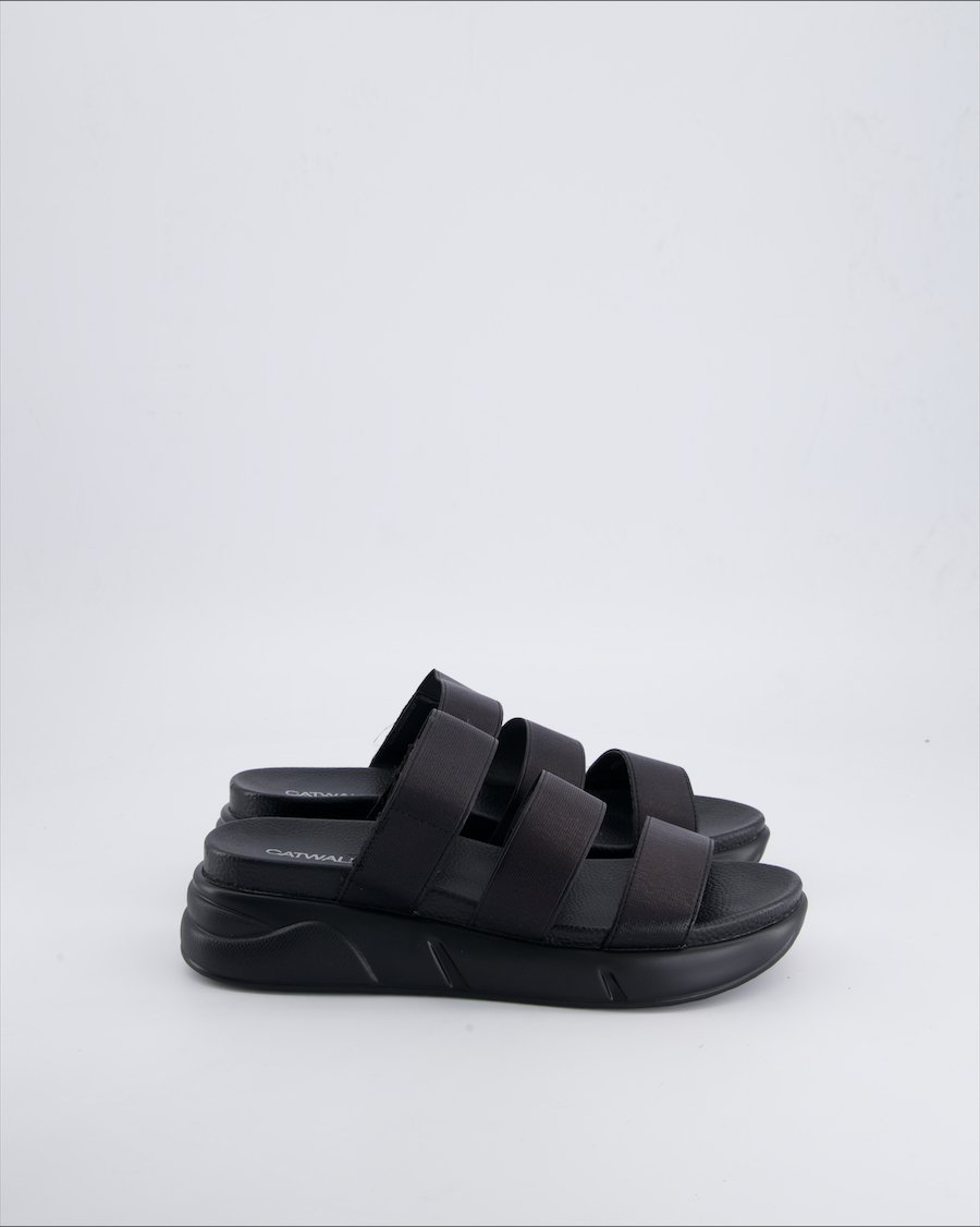Catwalk Sandals Cloth Black 38 EU