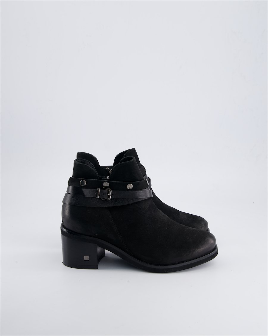 Roberto Santi Ankle boots Suede Black 36 EU