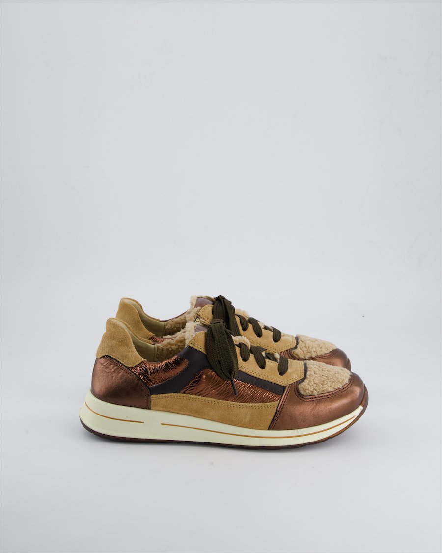 Ara Trainers Leather Bronze 39 EU