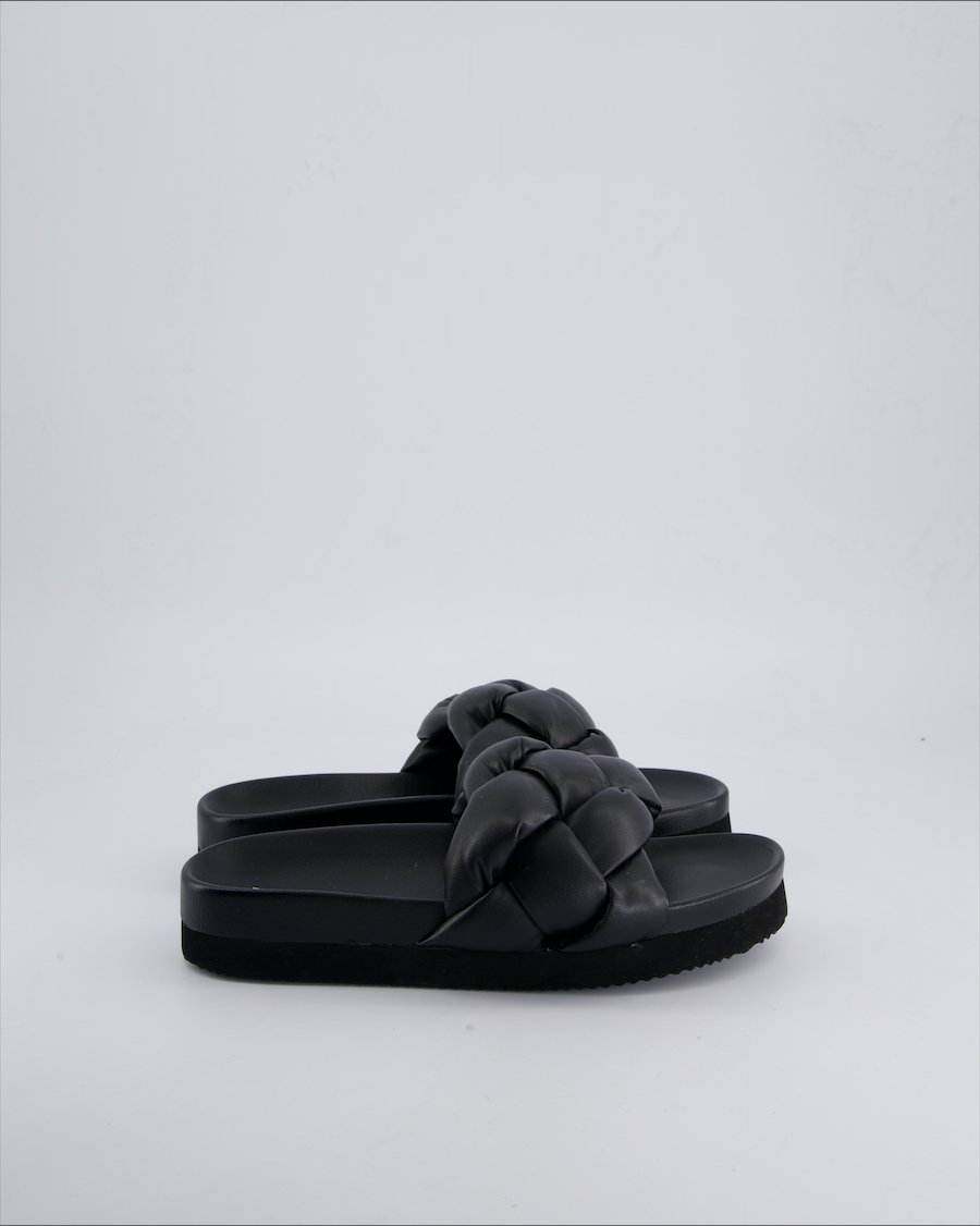 H&M Sandals Polyurethane Black 39 EU