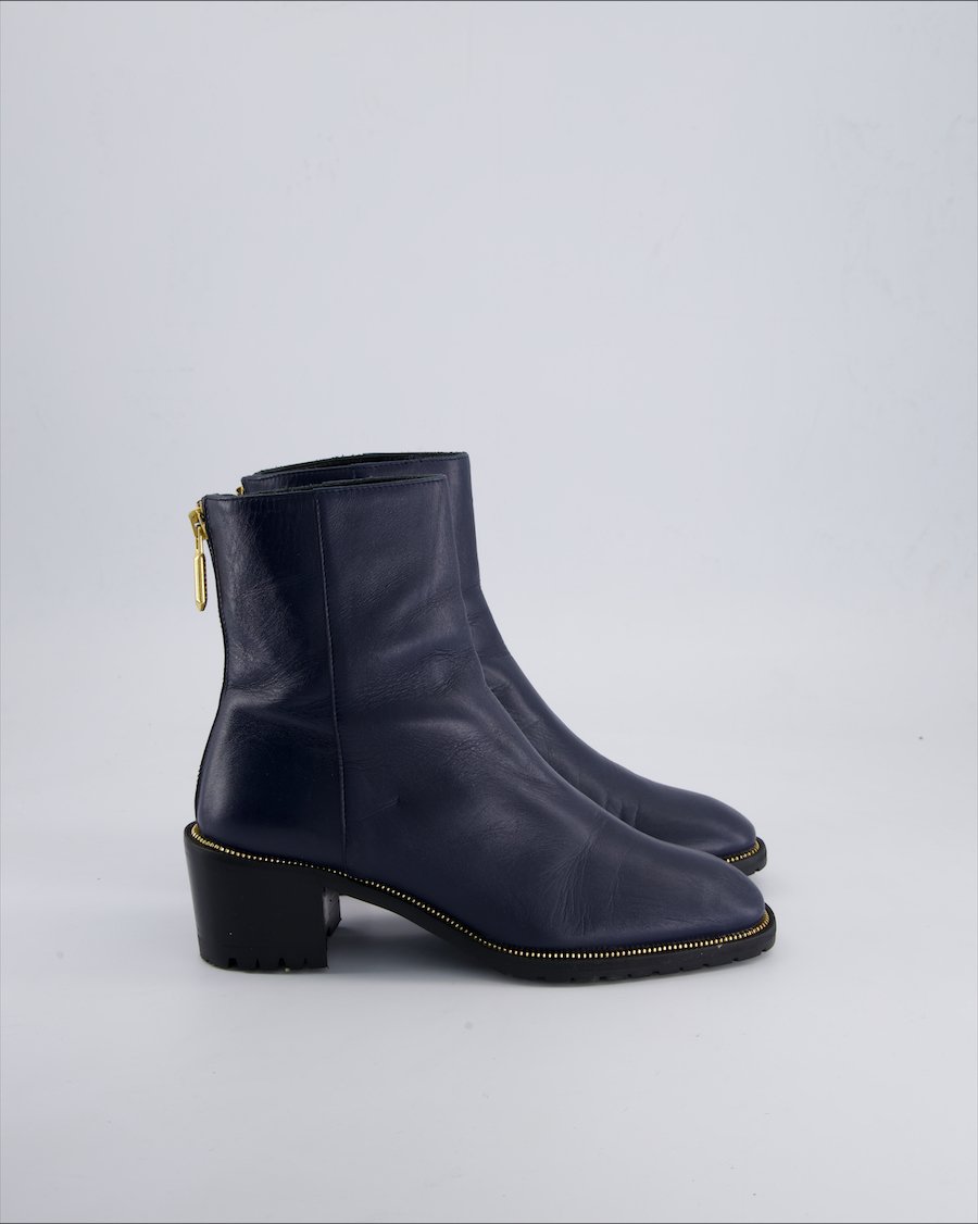 Deimille Ankle boots Leather Blue 36 EU