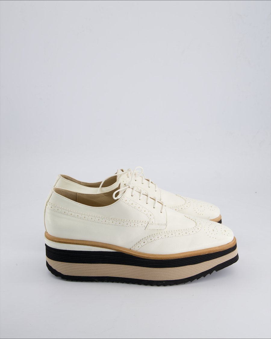 Laura Bellariva Lace ups Leather White 40 EU