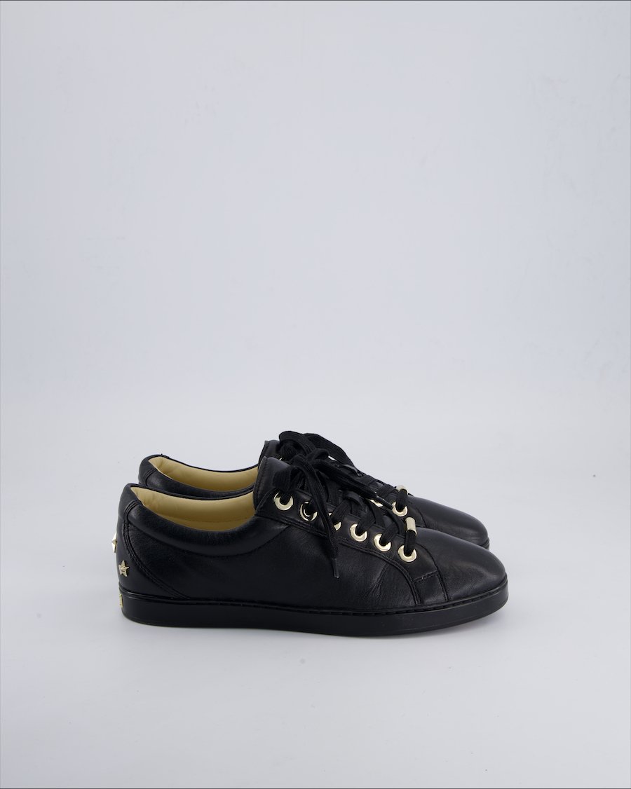 Jimmy Choo Trainers Cloth Black 38.5 EU