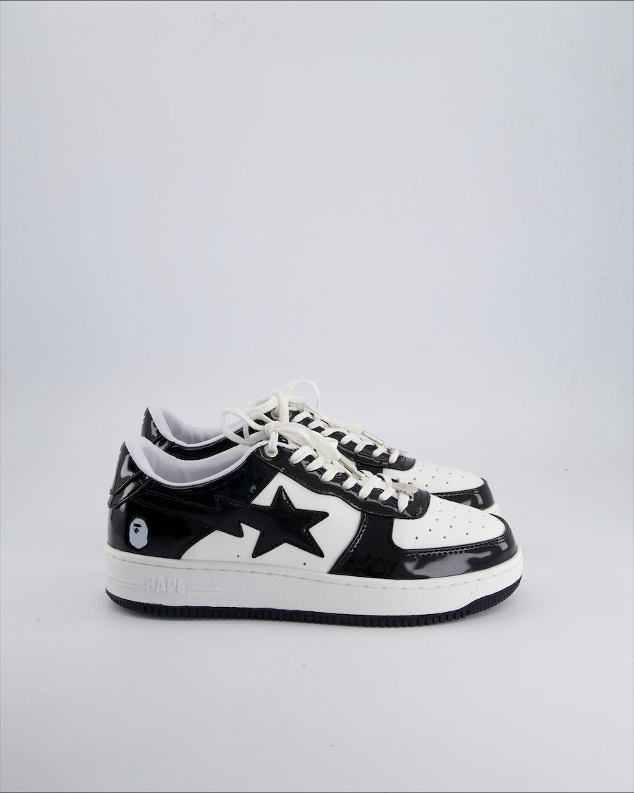 Bape Trainers Leather Black 44.5 EU