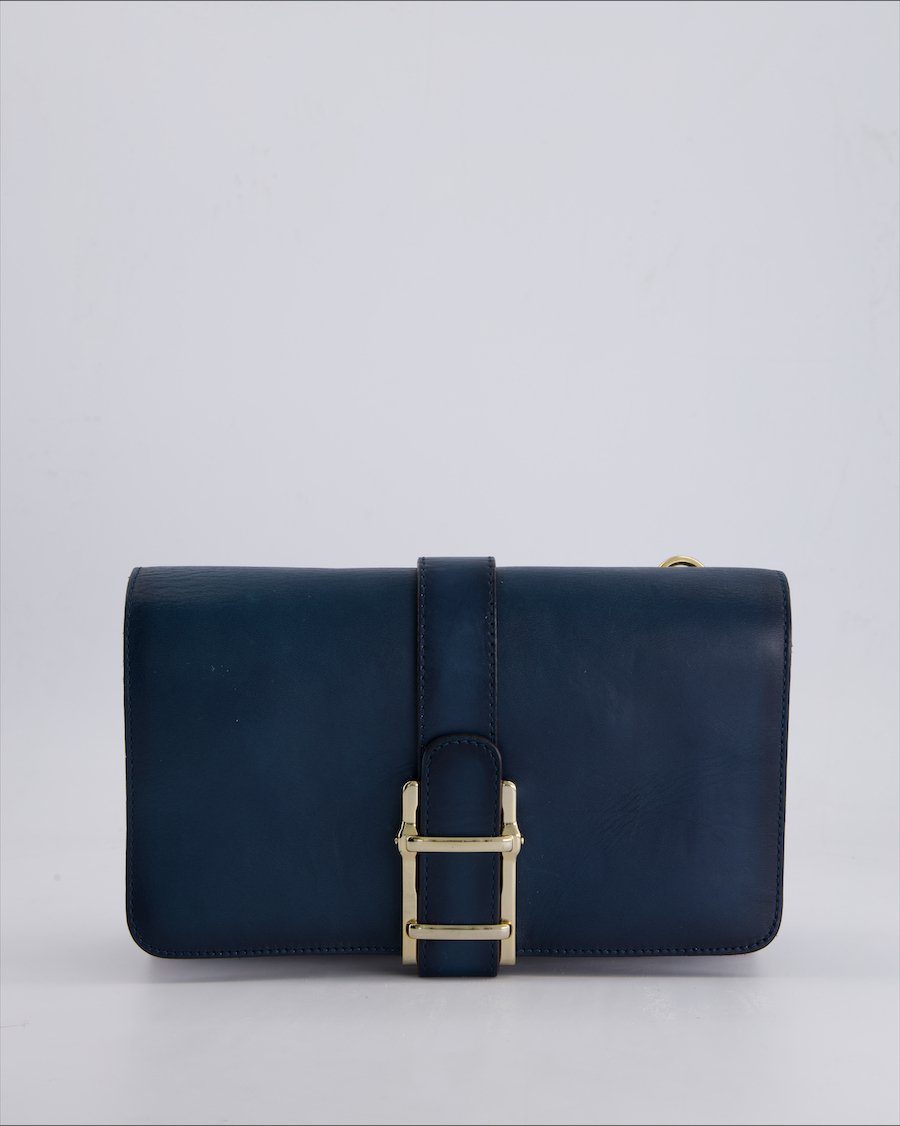 Massimo Dutti Shoulder bags Leather Blue