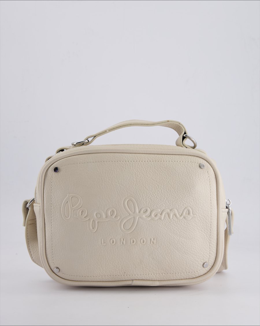 Pepe Jeans Crossbody Bag Leather White