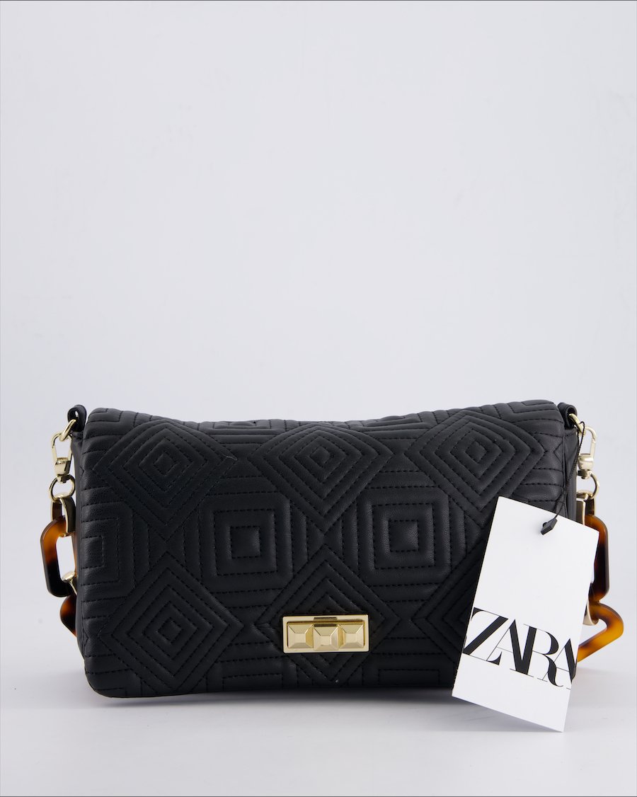 Zara Shoulder bags Polyurethane Black