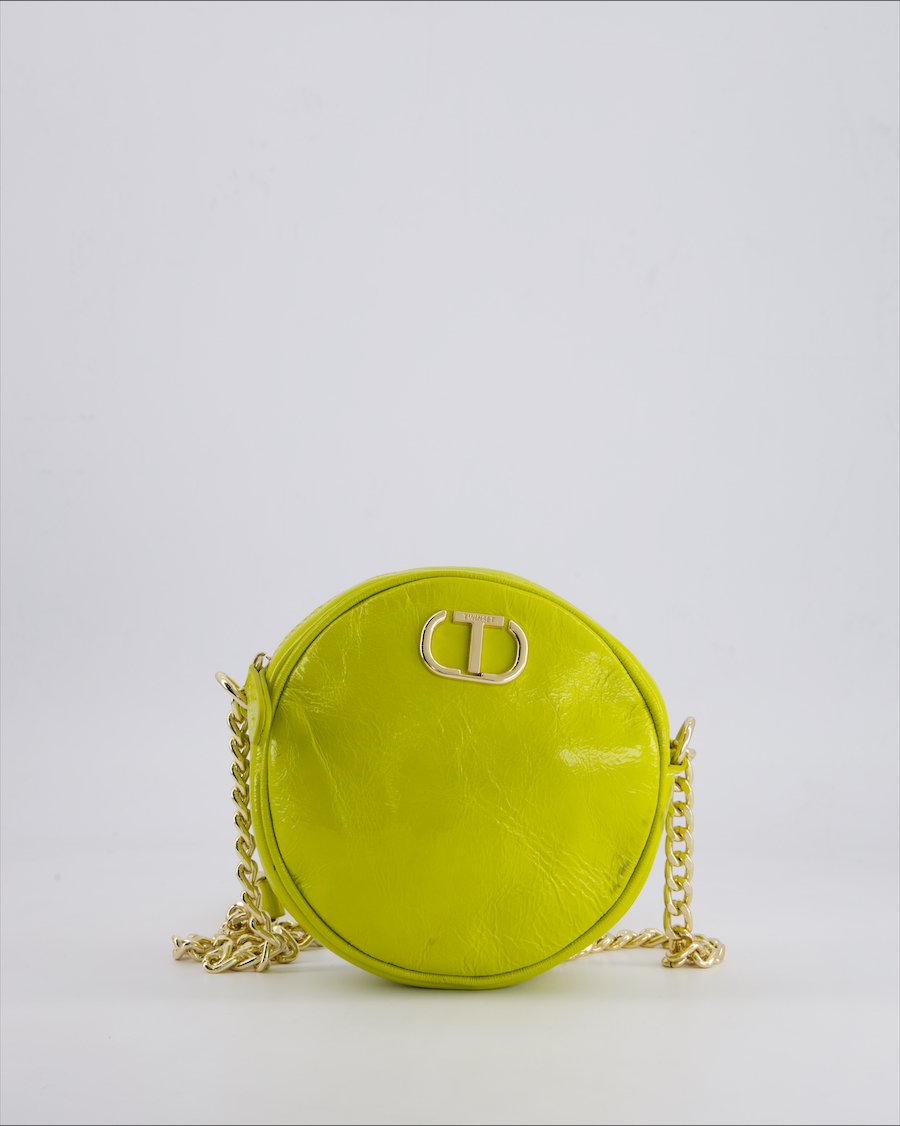 Twinset Crossbody Bag Polyurethane Yellow