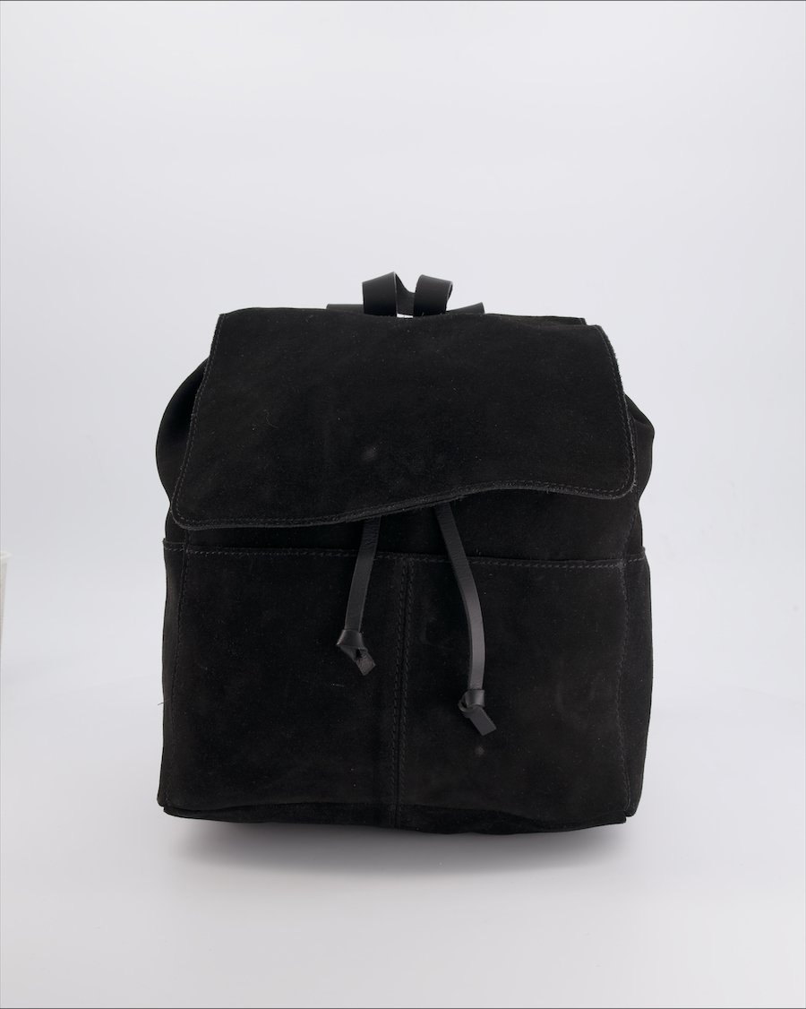 Zign Backpacks Suede Black