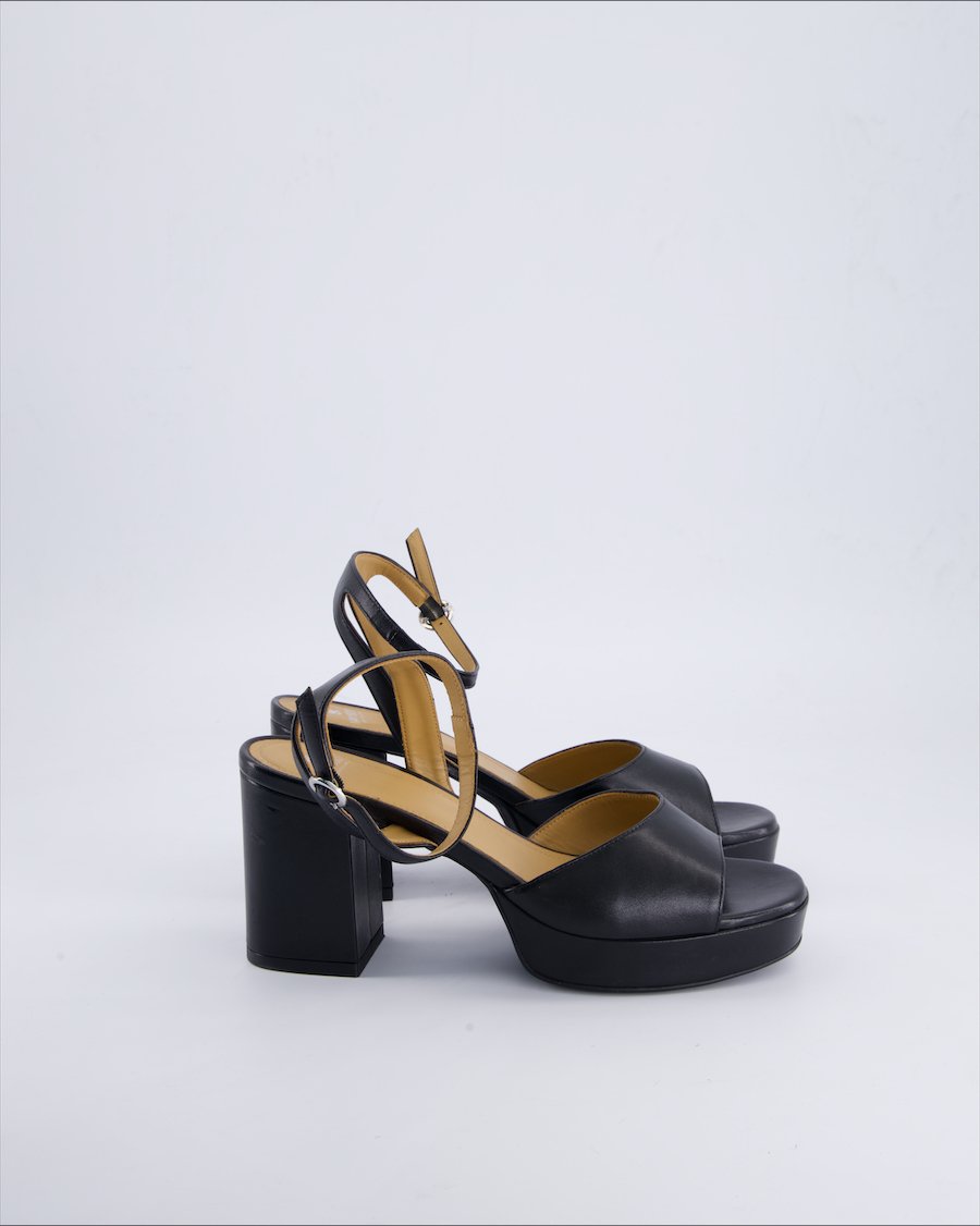 Navyboot Heels Leather Black 38 EU