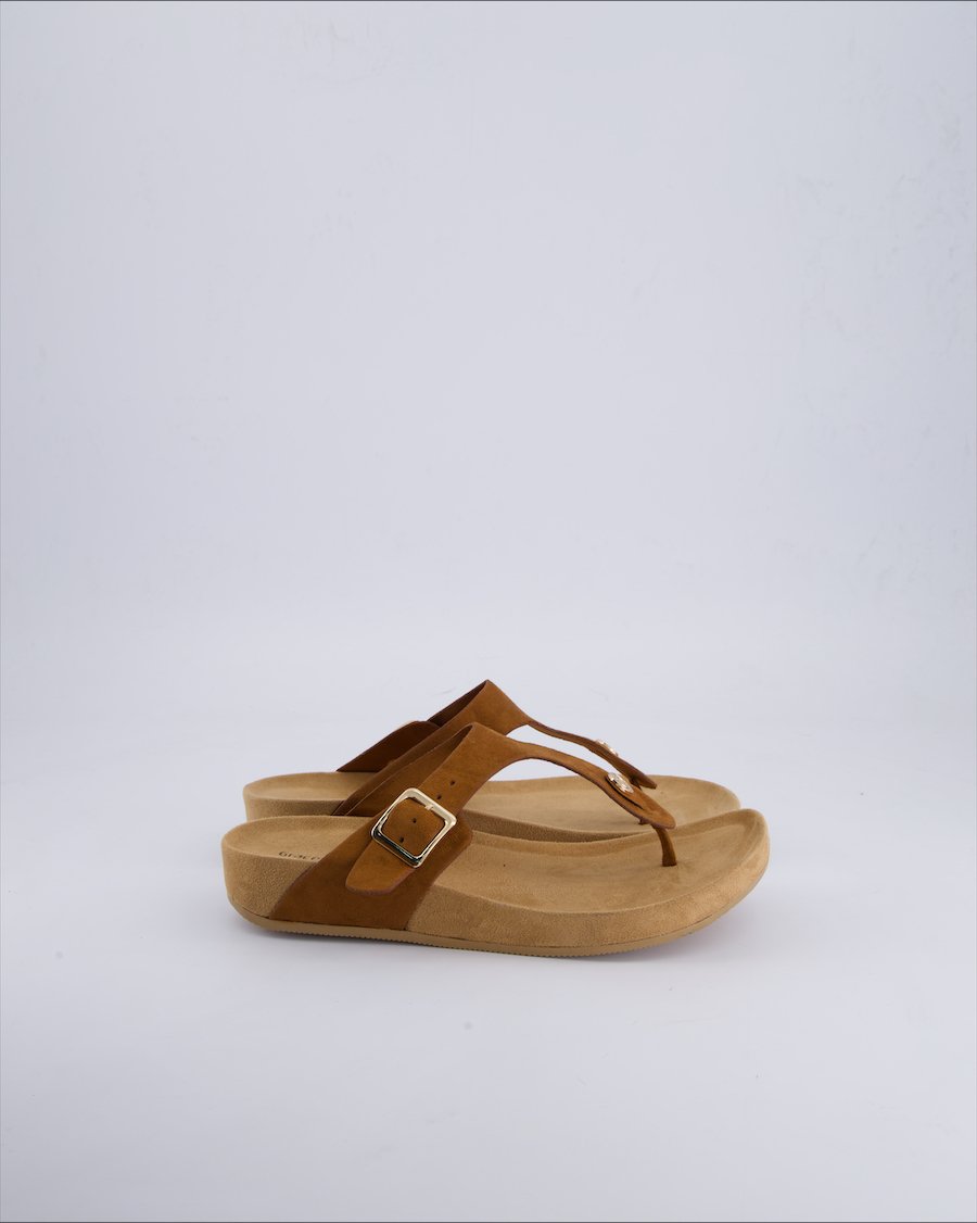 Graceland Sandals Suede Brown 40 EU