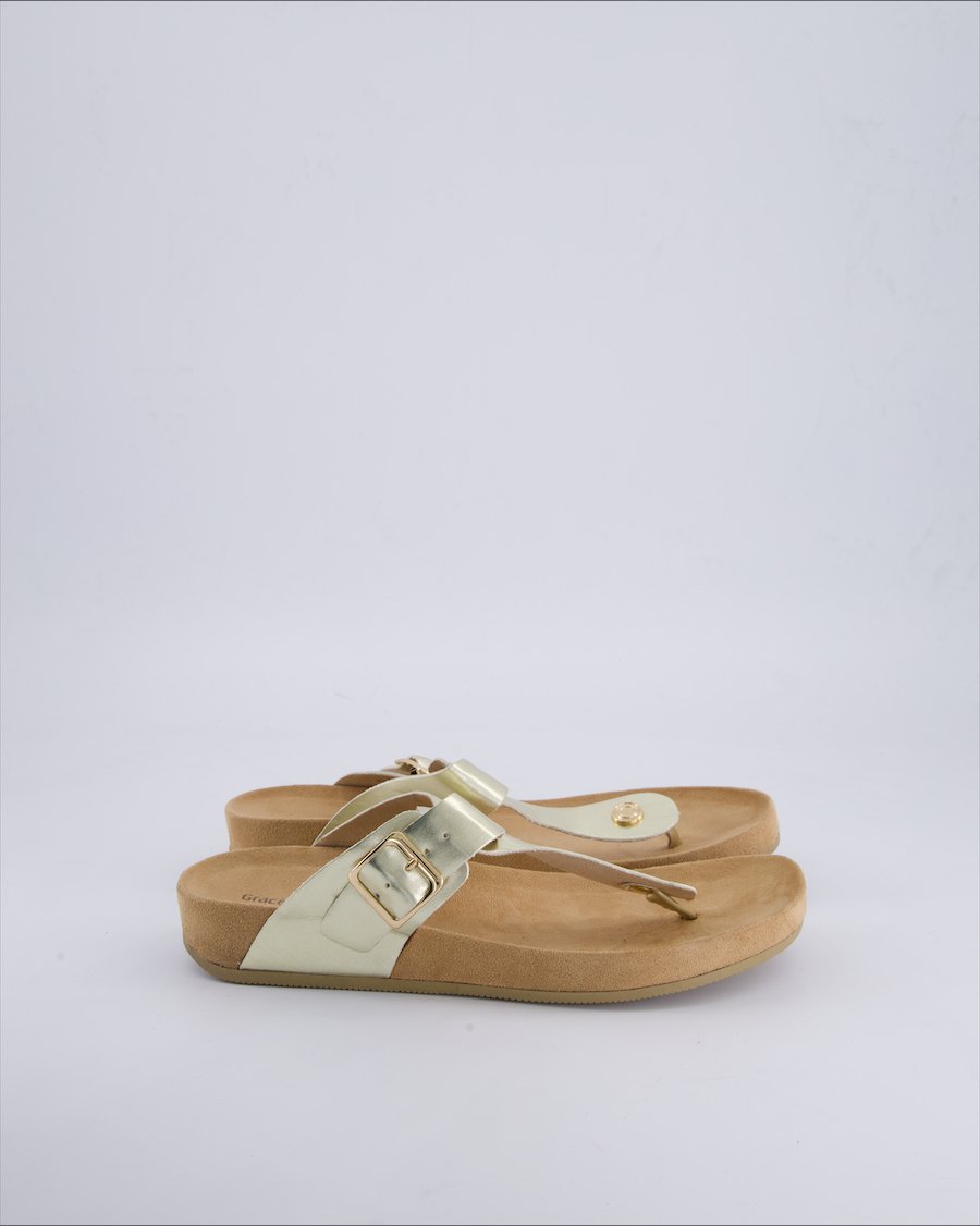 Graceland Sandals Polyurethane Gold 40 EU