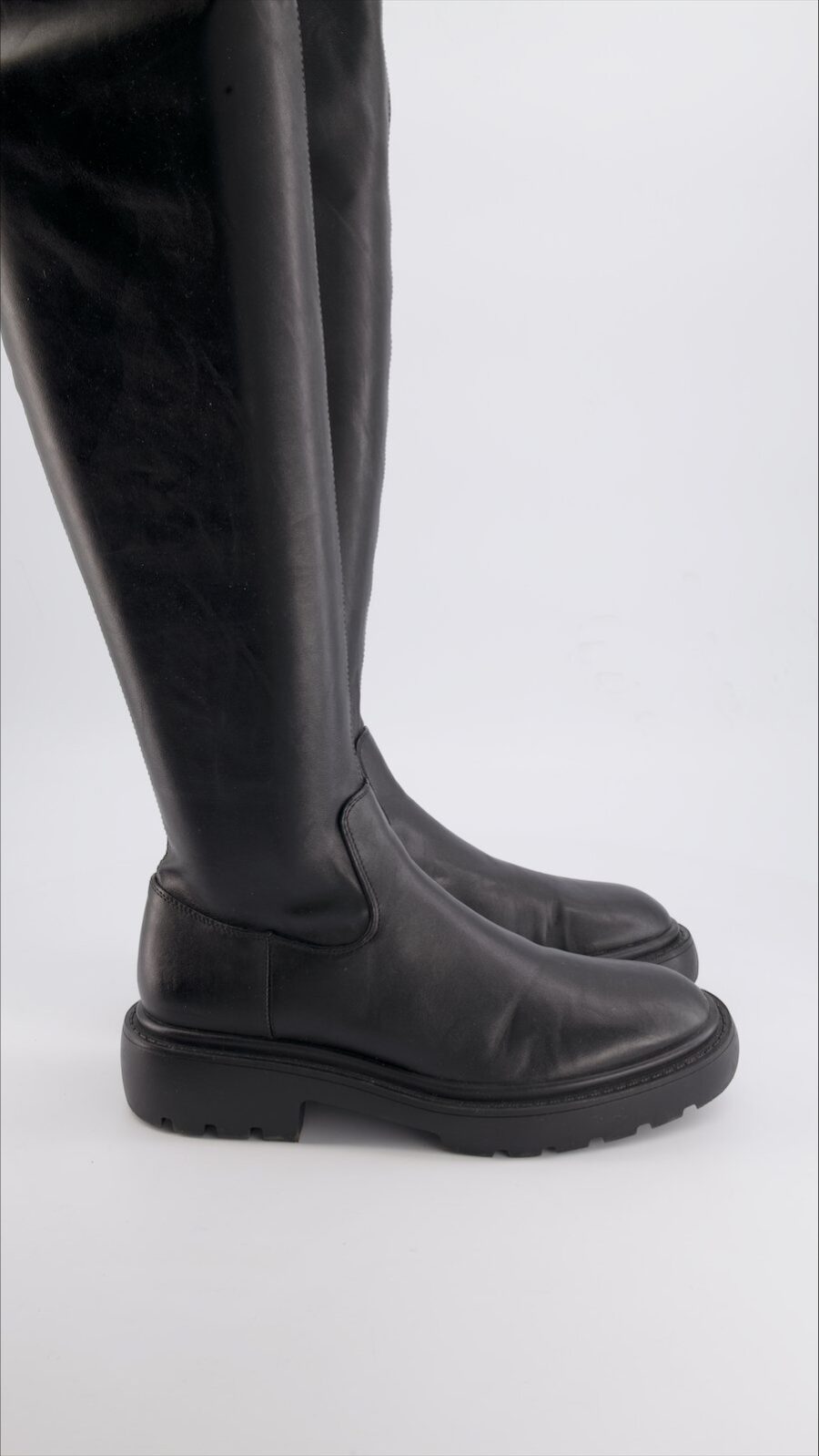 Zara Boots Polyurethane Black 38 EU