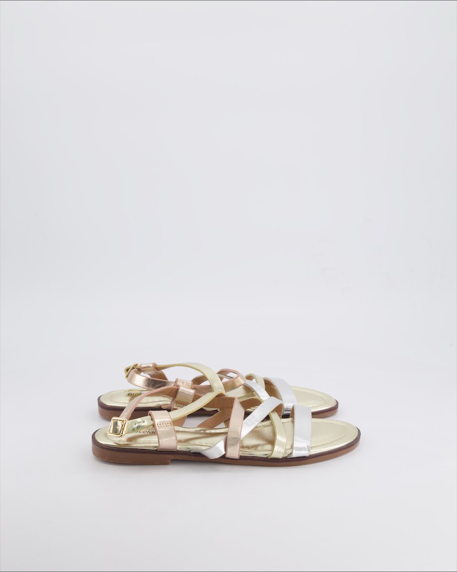 Graceland Sandals Polyurethane Gold 38 EU