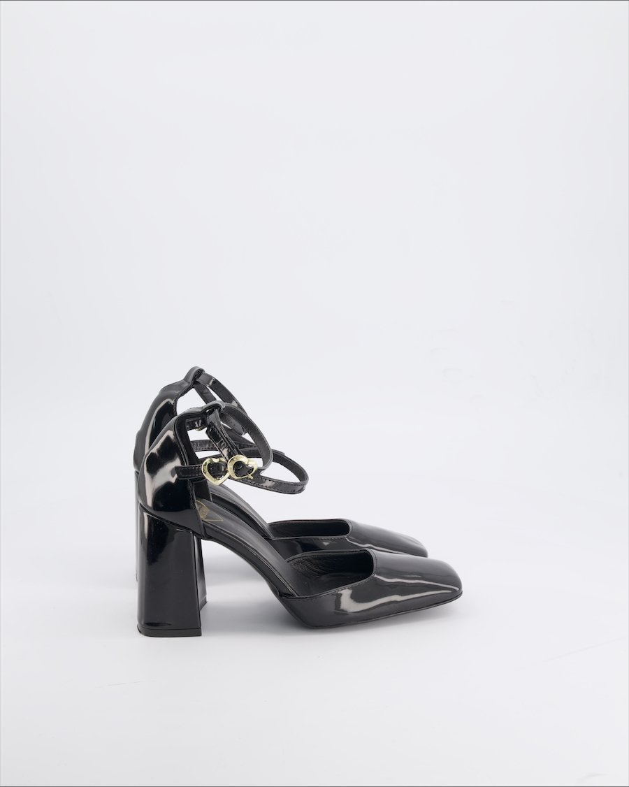 Love Moschino Heels Leather Black 35 EU