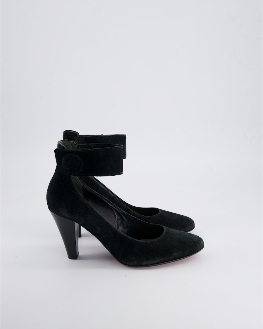 Gabor Heels Suede Black 40 EU